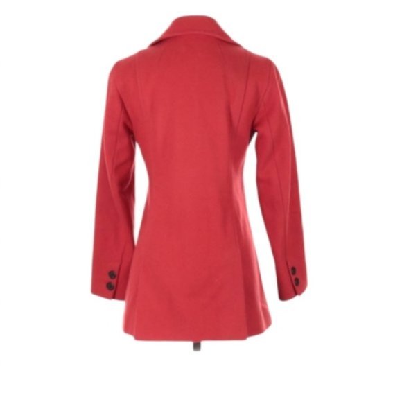 J. Crew Burnt Orange Red Wool Trench Coat - Picture 16 of 16